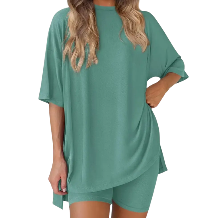 Josie – Soft Batwing Sleeve Loungewear Dress