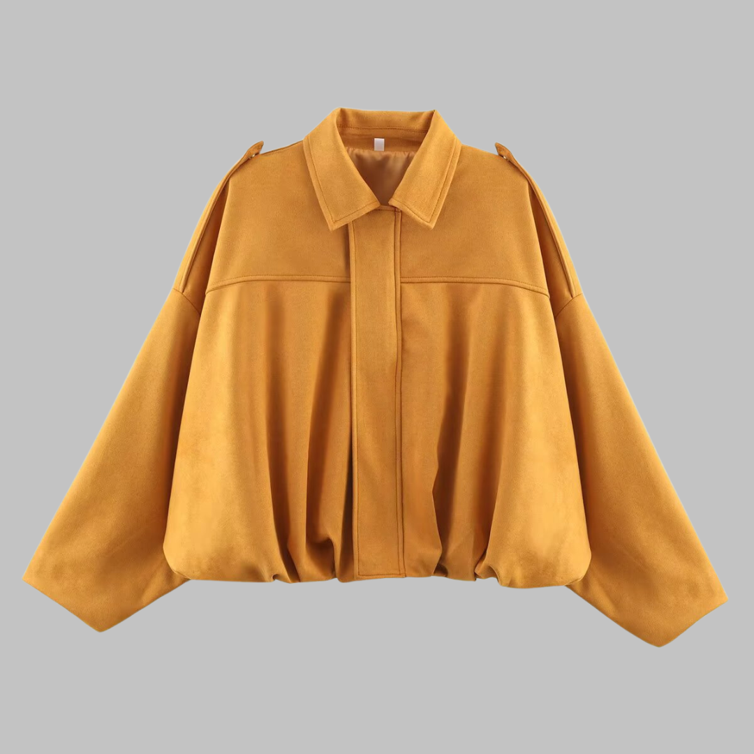 Eugenia – Relaxed Drop Shoulder Collared Jacket