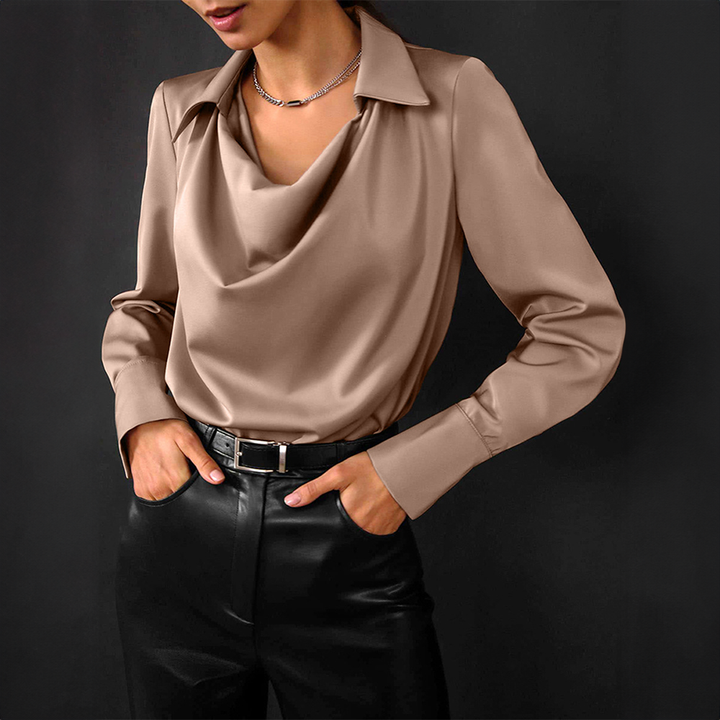 Eileen – Casual V-Neck Wrap Top