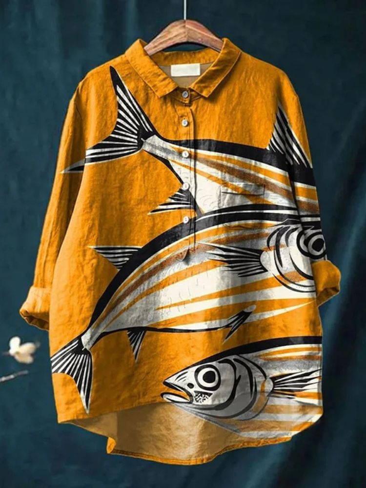 Angela – Fish Art Shirt
