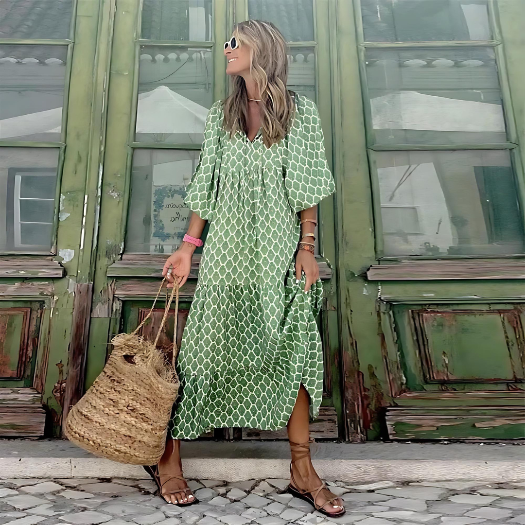 Teresa – Boho Chic Maxi Dress