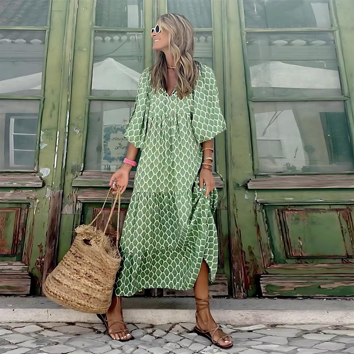 Teresa – Boho Chic Maxi Dress