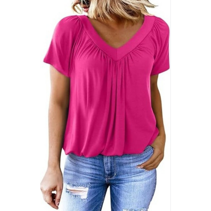Kathleen – Casual V-Neck Top