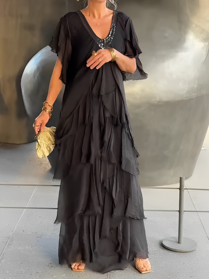 Mavis – Elegant Flowing Long Dress