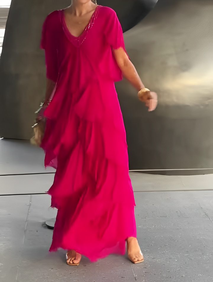 Mavis – Elegant Flowing Long Dress