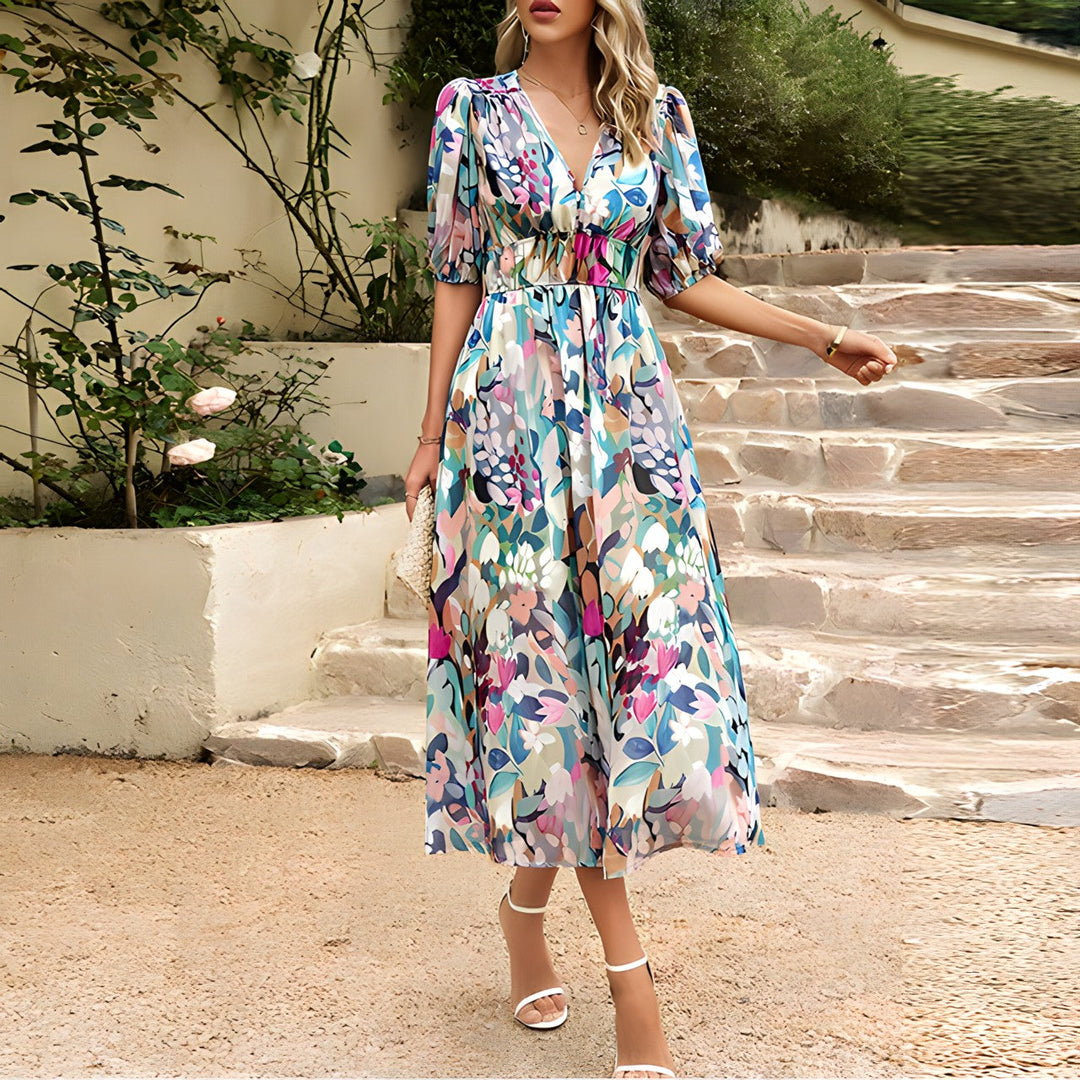 Josie – Daydream Floral Midi Dress