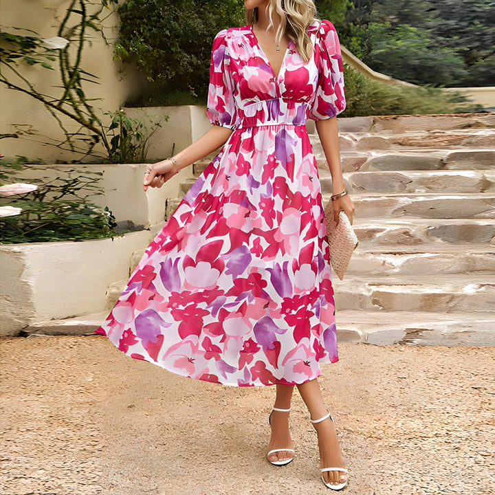 Josie – Daydream Floral Midi Dress