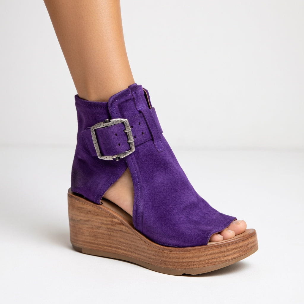 Tina – Modern Open Wedge Ankle Boots