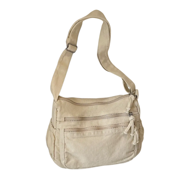Jill – Retro Multi-Pocket Canvas Crossbody Bag