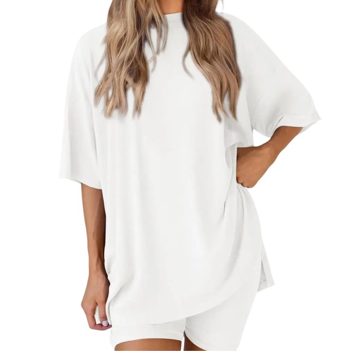 Josie – Soft Batwing Sleeve Loungewear Dress