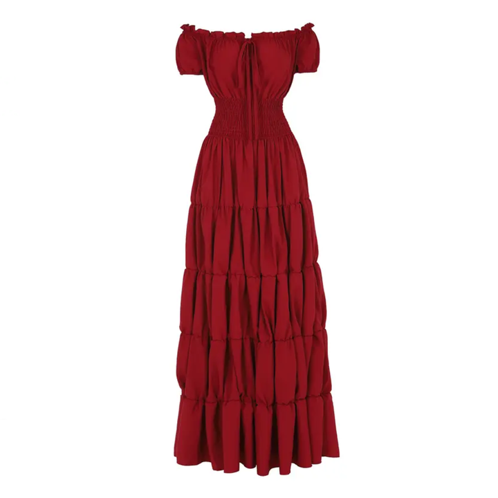 Josie – Medieval Renaissance Smocked Waist Dress