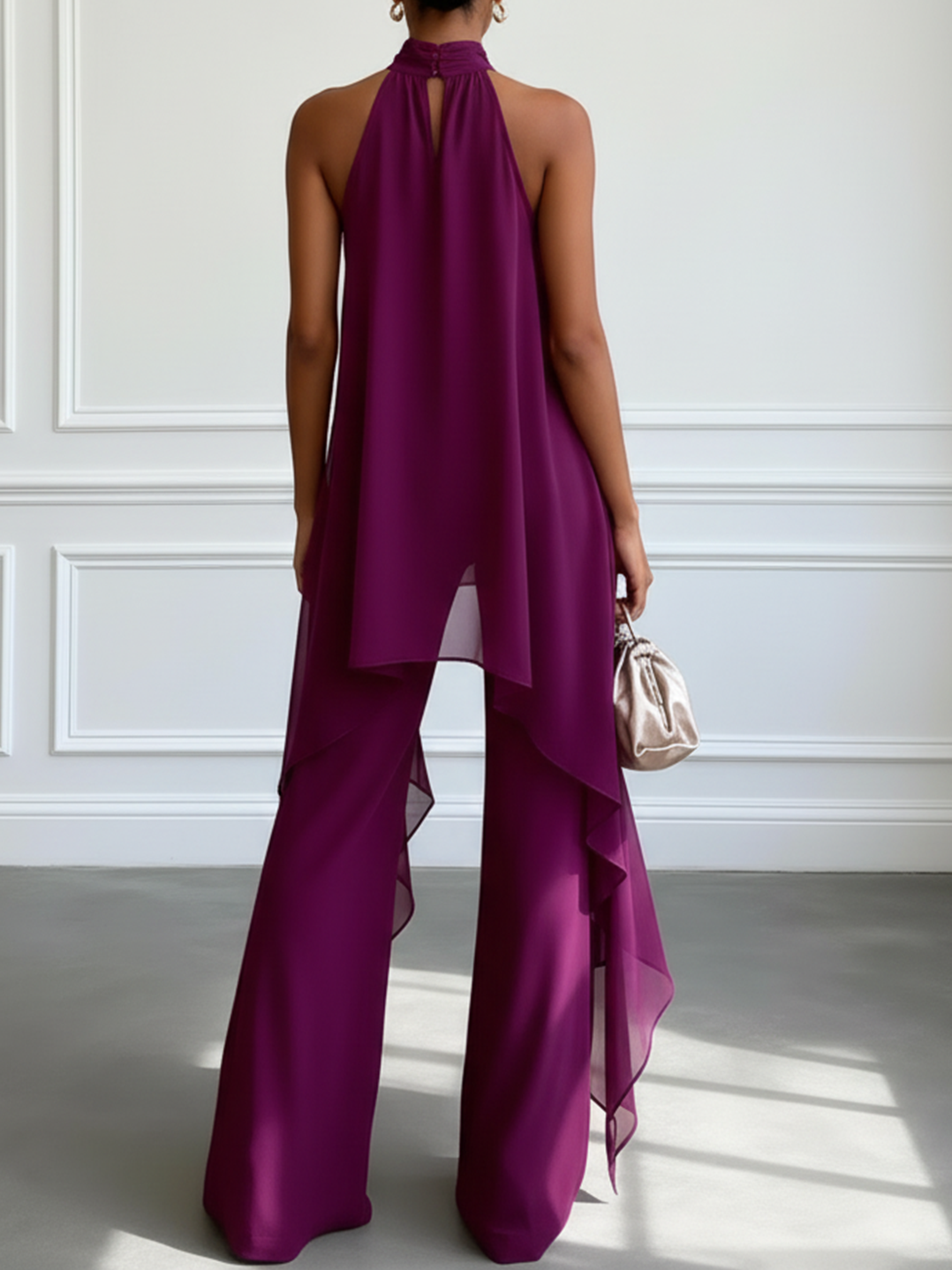 Cheryl – Elegant Halter Set