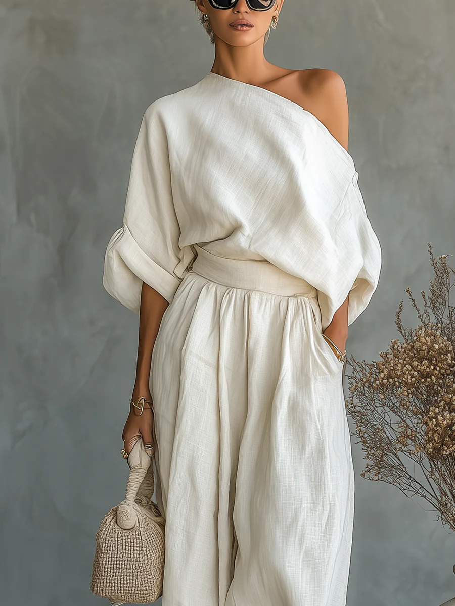 Edna – Off-Shoulder Two-Piece Set