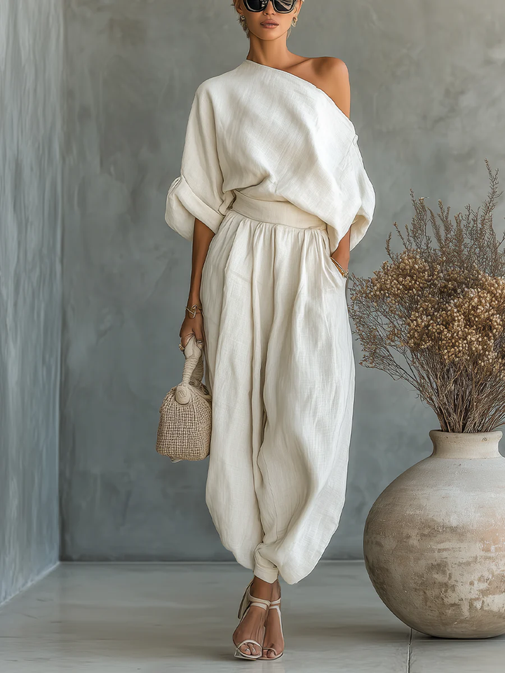 Edna – Off-Shoulder Two-Piece Set