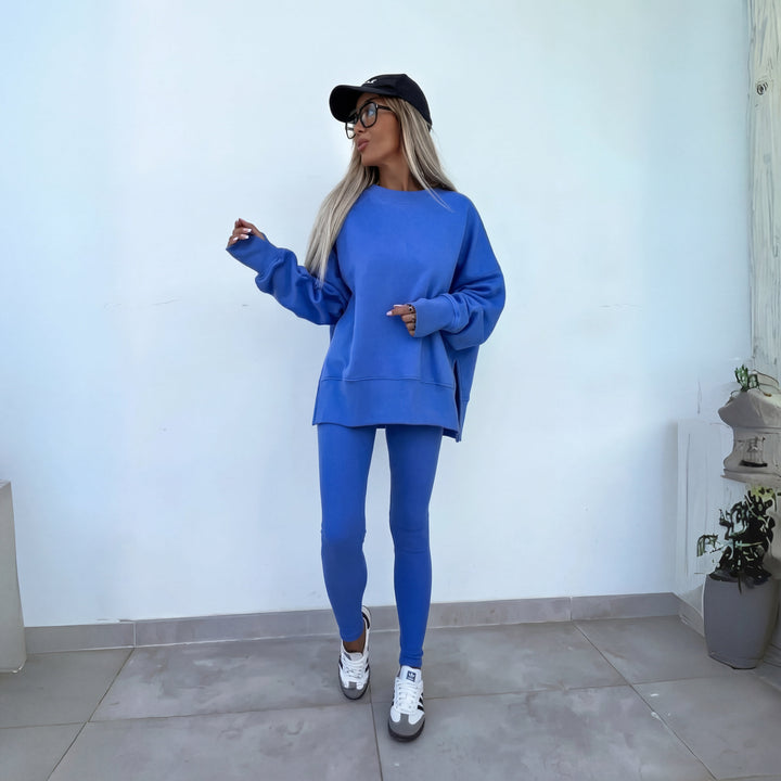Eileen – Casual Long Sleeve Sweatshirt And Pants Set