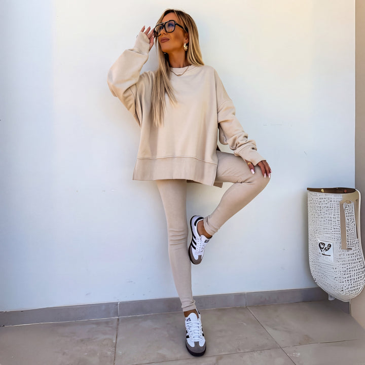 Eileen – Casual Long Sleeve Sweatshirt And Pants Set