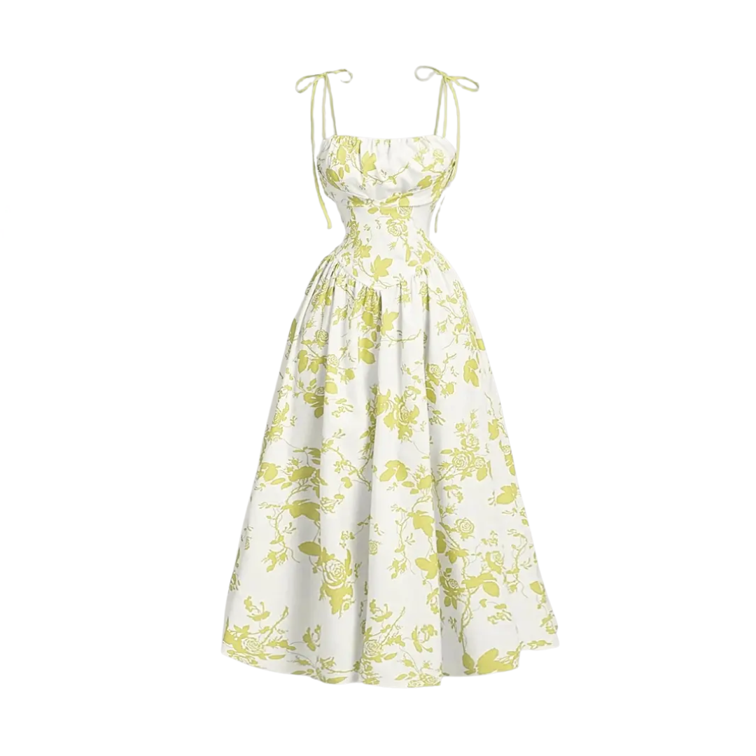 Rosalie – Floral Tie-Shoulder Cami Dress