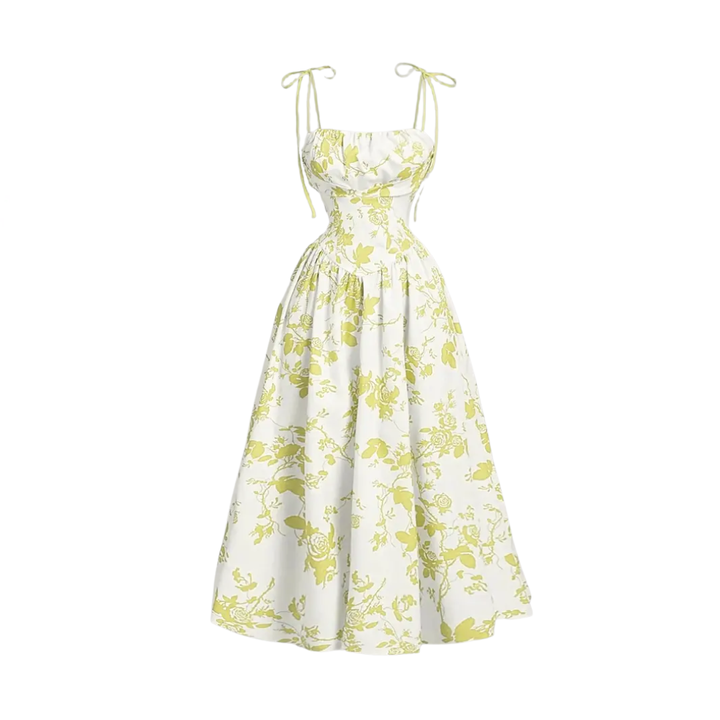 Rosalie – Floral Tie-Shoulder Cami Dress