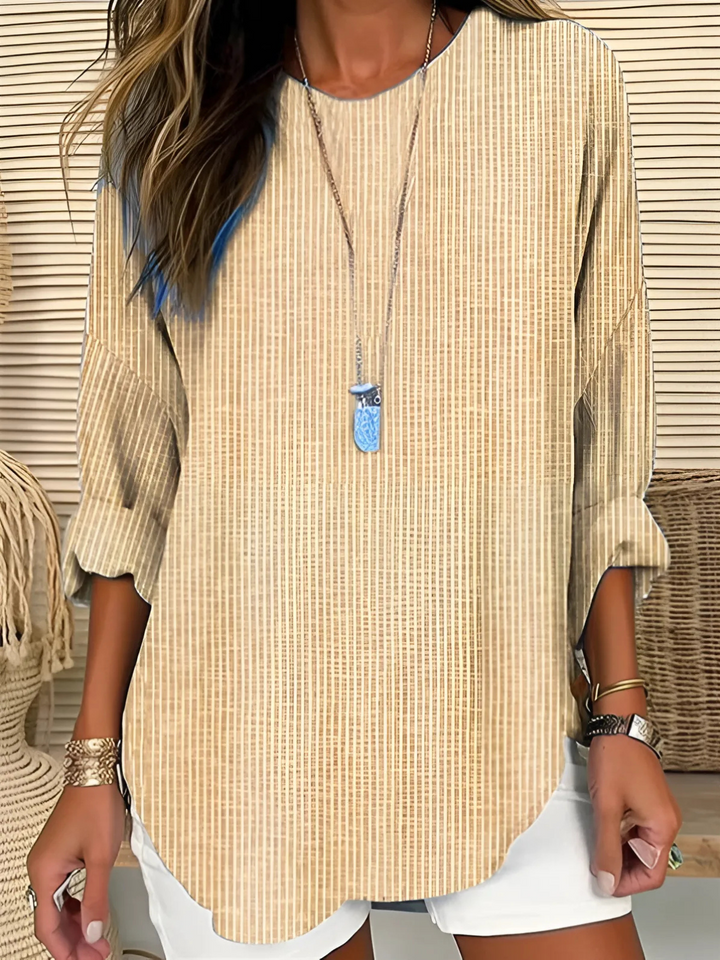 Rosa – Trendy Striped Blouse
