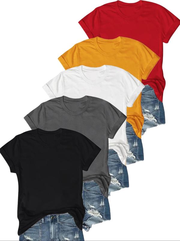 Olive – Casual Short Sleeve Tee Pack of 5
