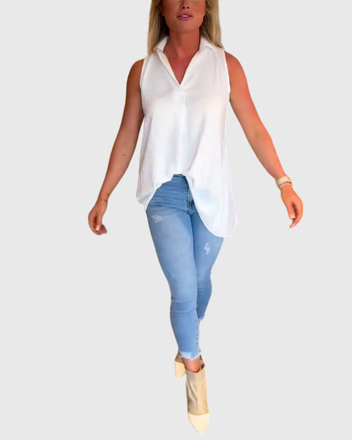 Rosamund – Sleeveless Blouse