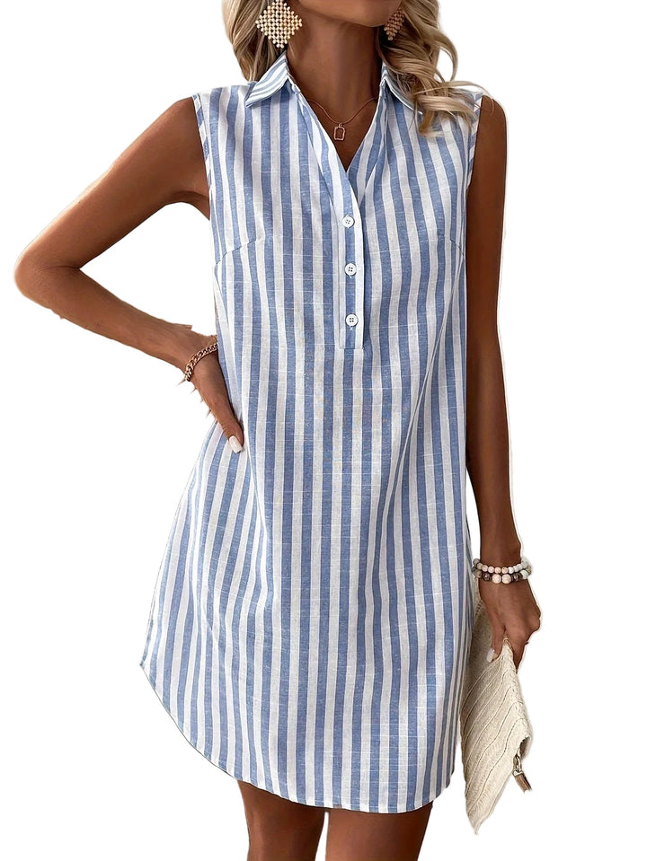 Dorothy – Striped Shirt Dress
