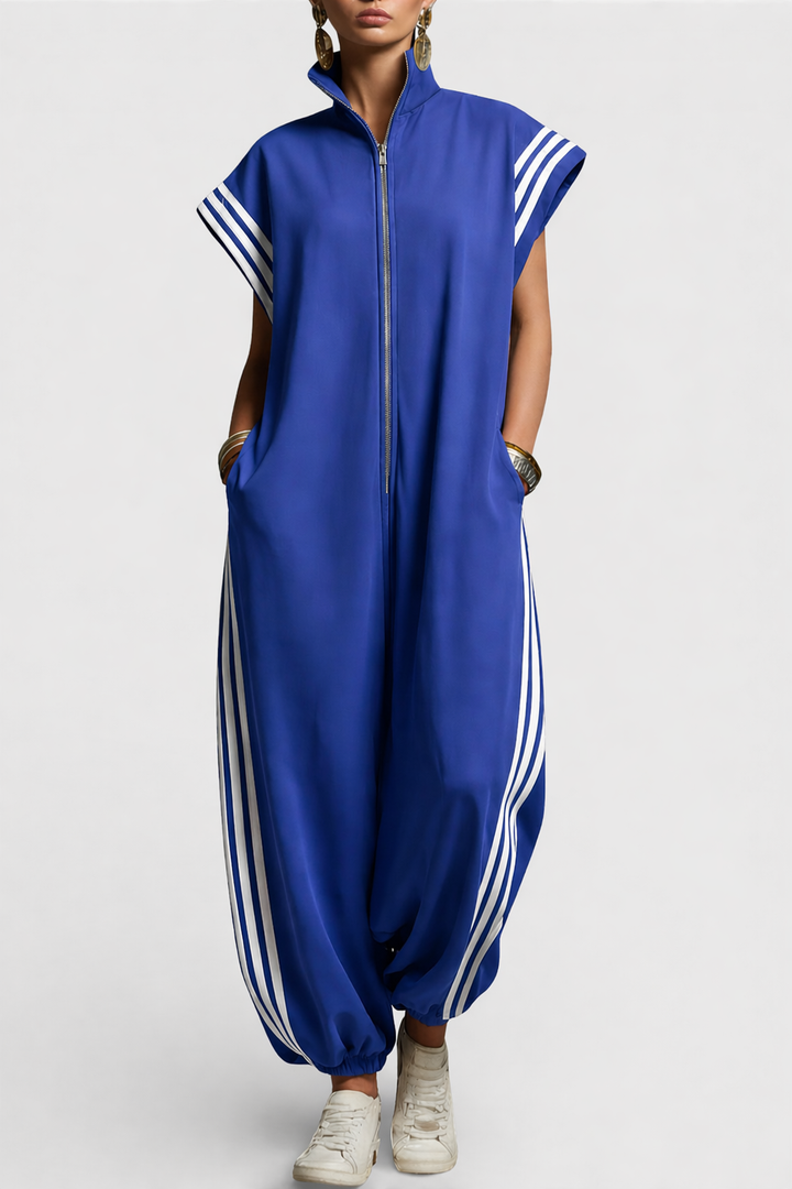 Nadine – Zip Neck Jumpsuit