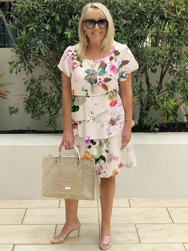 Flora – Elegant Spring Midi Dress