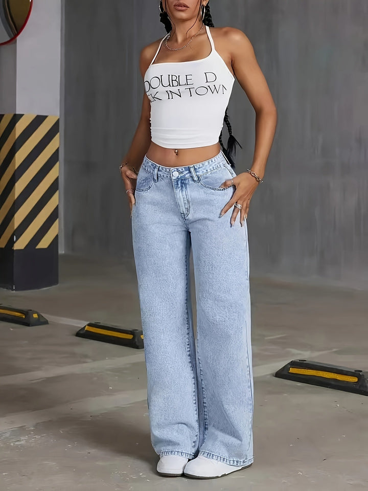Anthea – Vintage Wash Adjustable Jumpsuit