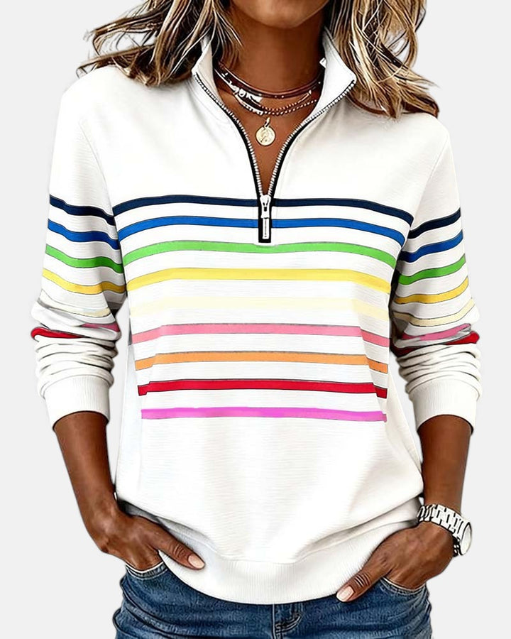 Barbara – Comfortable Striped Jumper