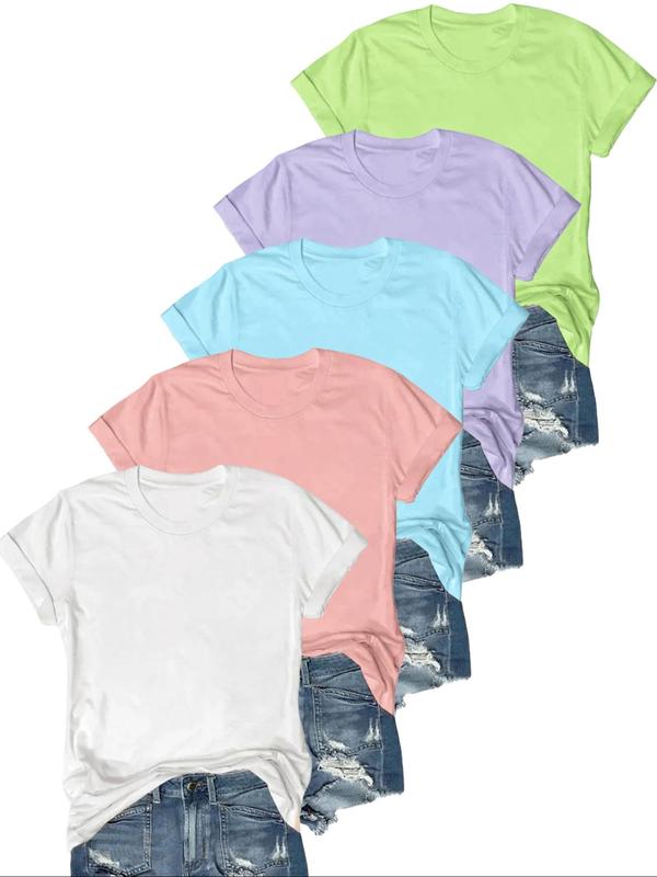 Olive – Casual Short Sleeve Tee Pack of 5