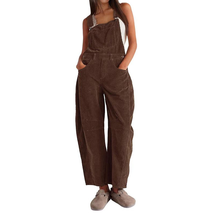 Sonia – Casual Round Neck Crop Top and Drawstring High Waist Pants Set
