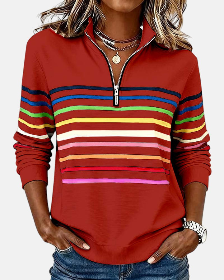 Barbara – Comfortable Striped Jumper