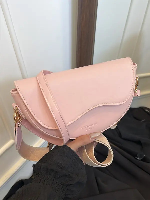 Jean – Simple Small Satchel Versatile Flip Cover Crossbody Shoulder Bag
