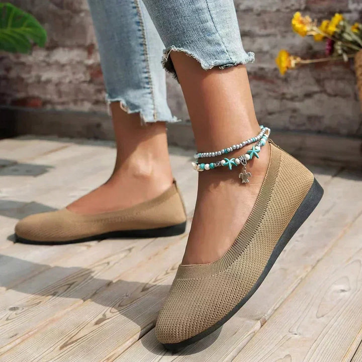 Rosemary – Bicolour Flat Mule