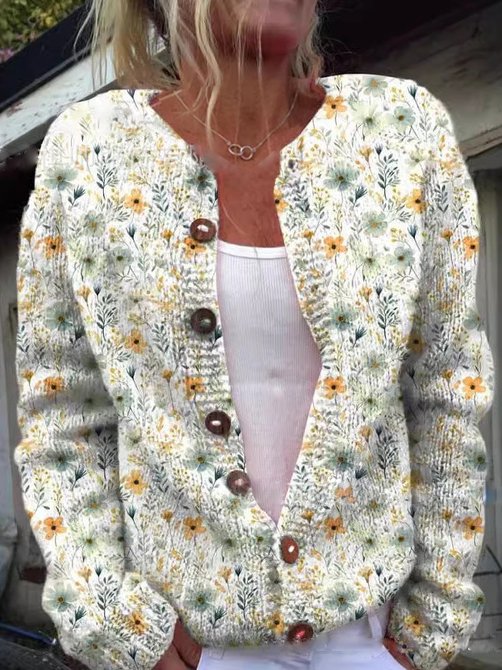 Flora – Vintage Floral Cardigan