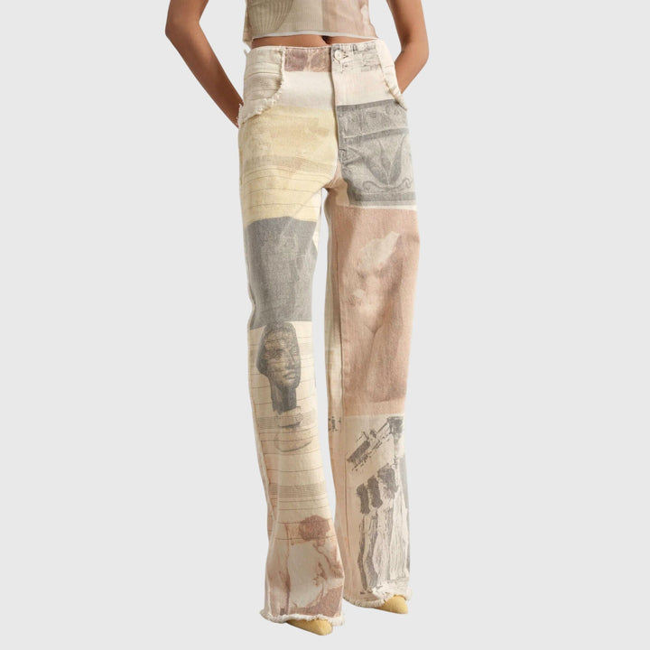Nadine – Wide-Leg Denim Jeans
