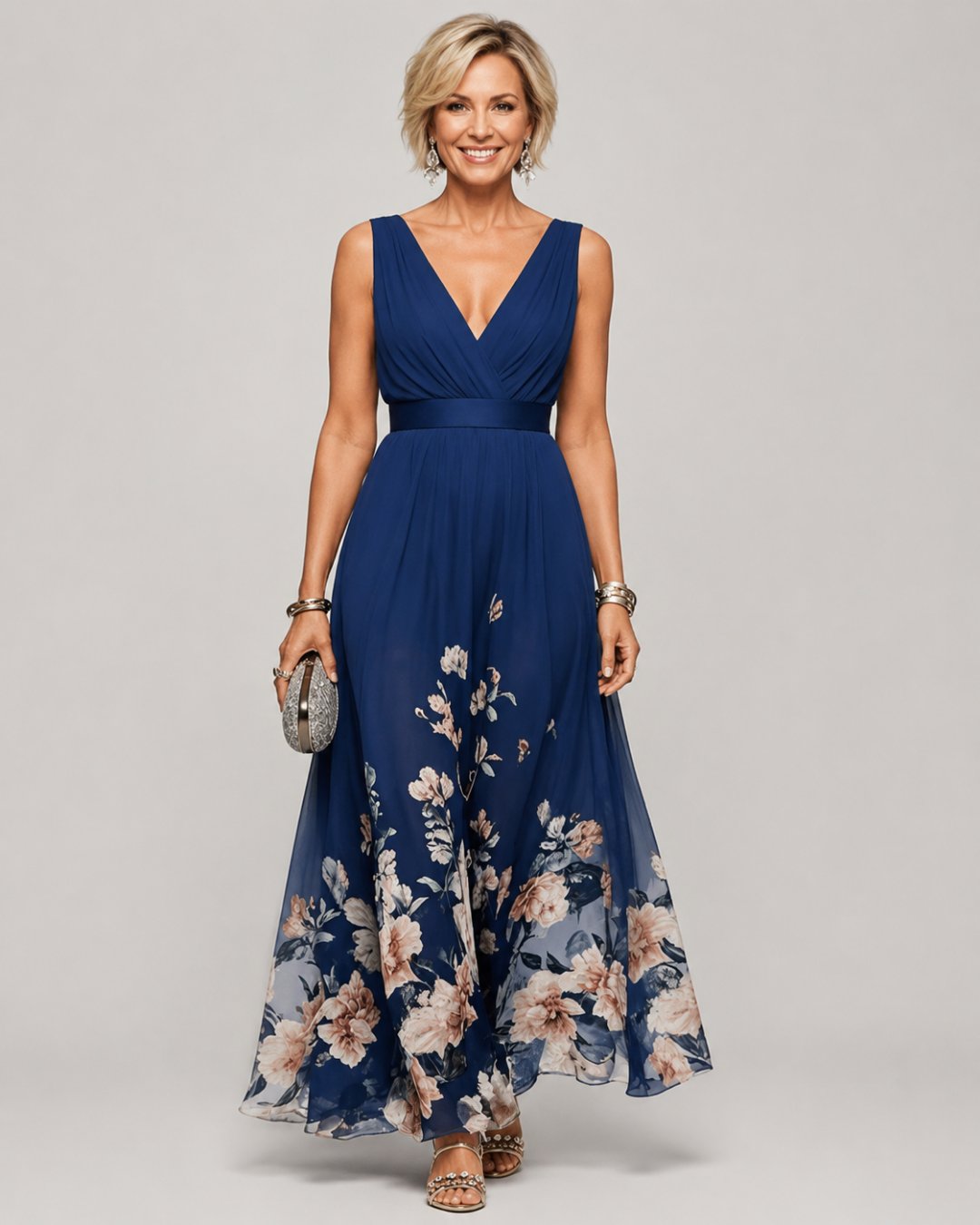 Gillian – Sleeveless A-Line Maxi Dress