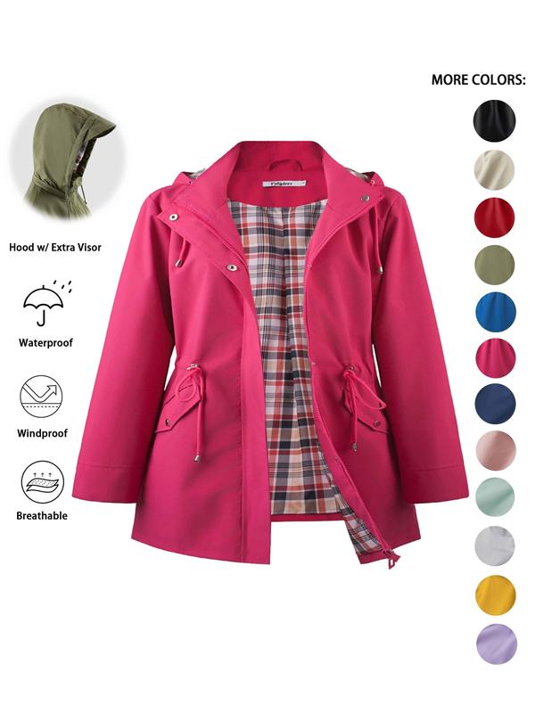 Sheena – Lightweight Hooded Trench Coat