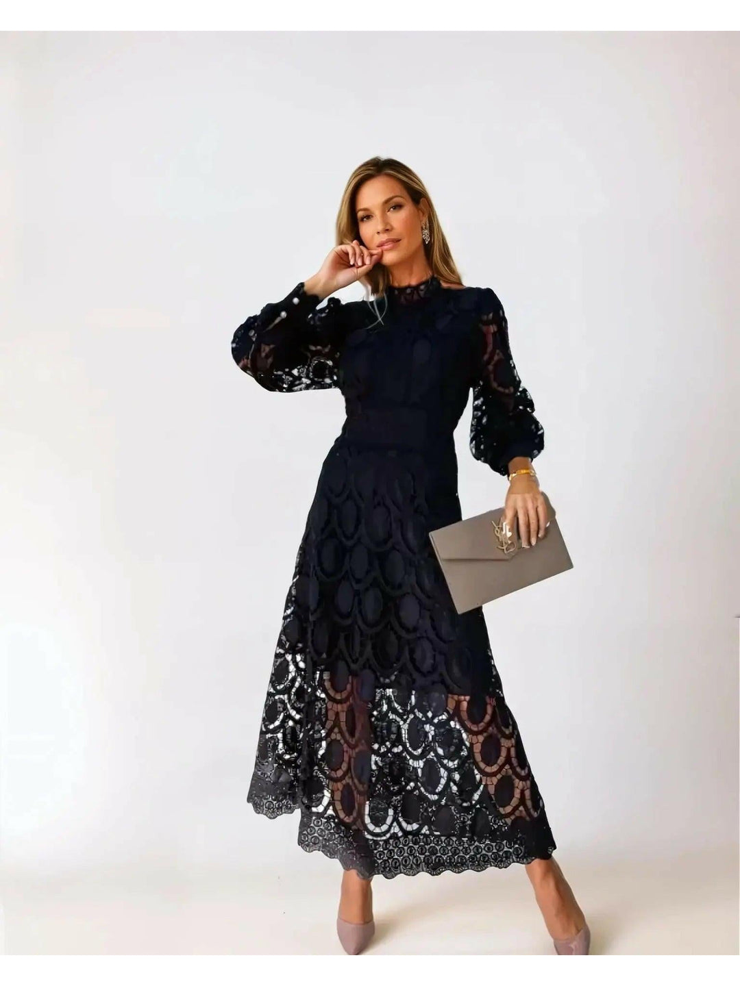 Sally – French Lace Dress