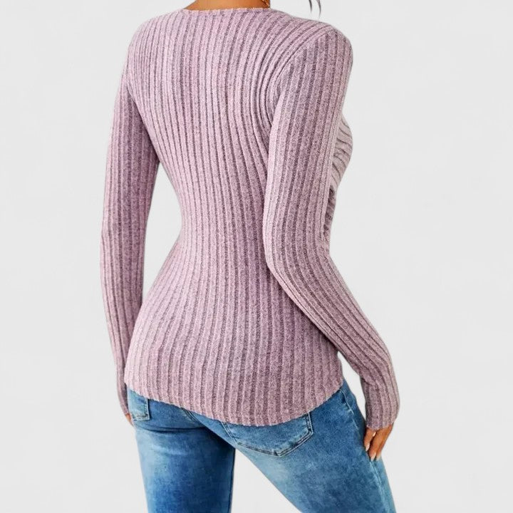 Leonora – Elegant Tucked Detail Top