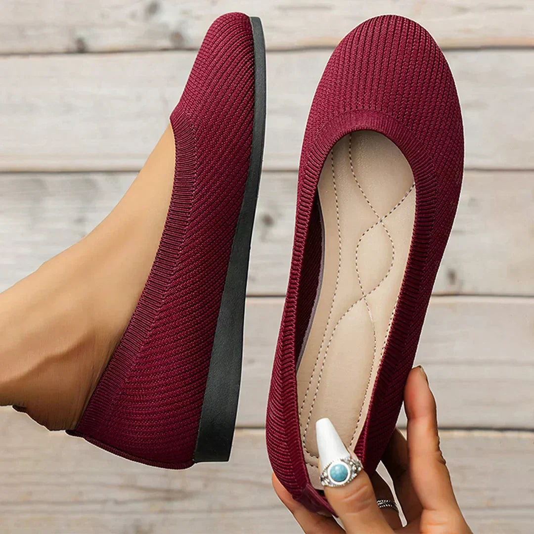 Rosemary – Bicolour Flat Mule