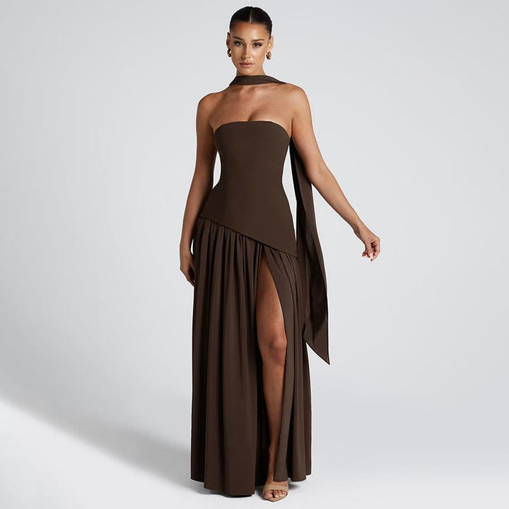 Sheena – Elegant Sleeveless Bodycon Maxi Party Dress