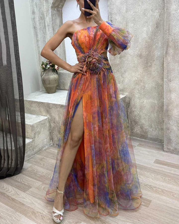 Sonia – Elegant Split Dress