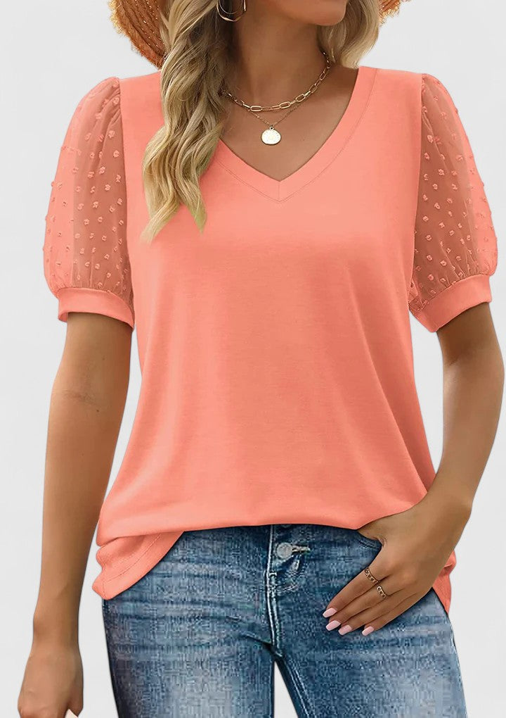 Rosina – Comfortable V-Neck Top