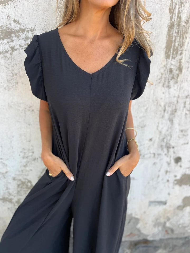 Eileen – Trendy V-Neck Jumpsuit