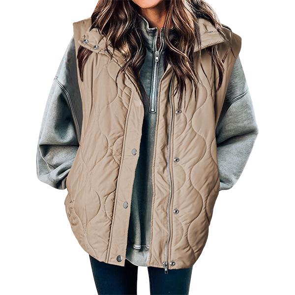 Libby – Casual Quilted Oversized Lightweight Puffer Vest
