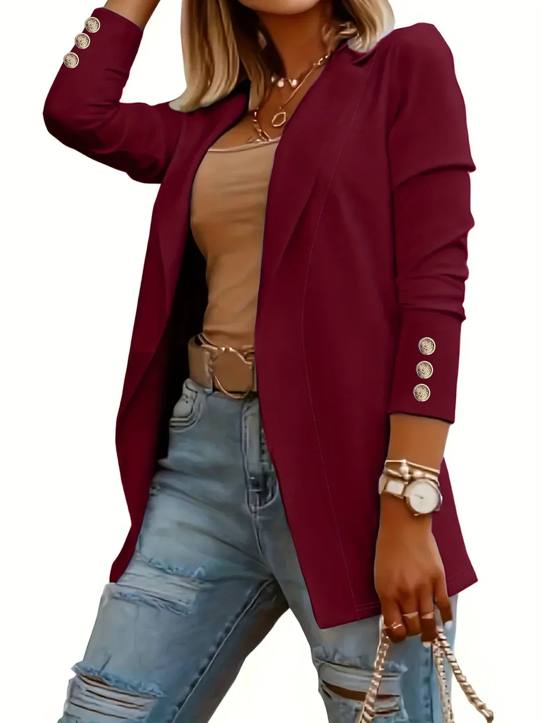 Teresa – Classic Leather Moto Jacket