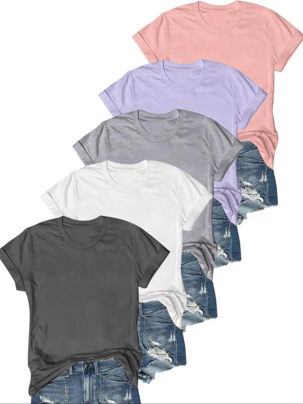 Olive – Casual Short Sleeve Tee Pack of 5