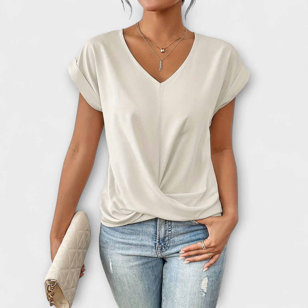 Celeste – Elegant V-Neck Top